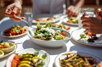 Food on the table