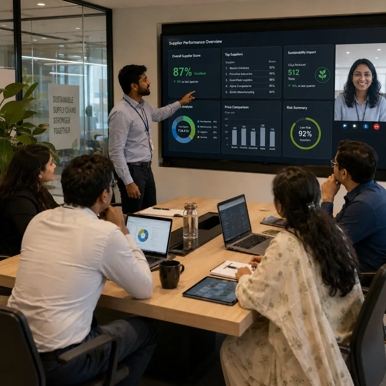 Group of people in meeting