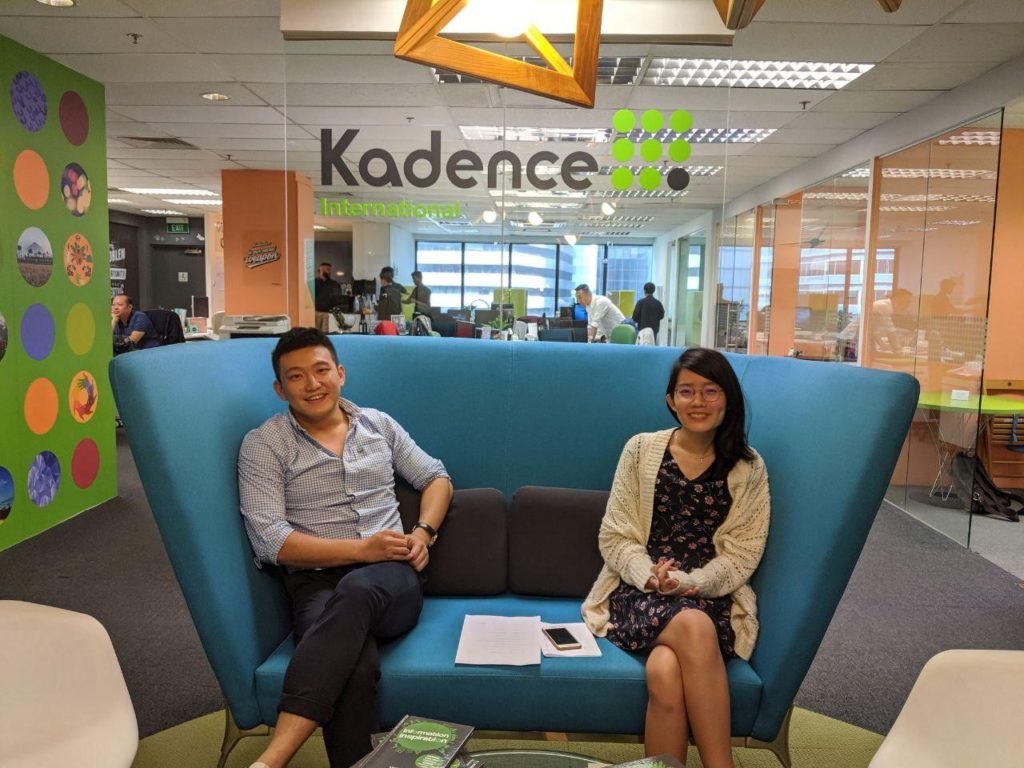 Kadence Singapore Open House 2019 - 2 professionals sitting together