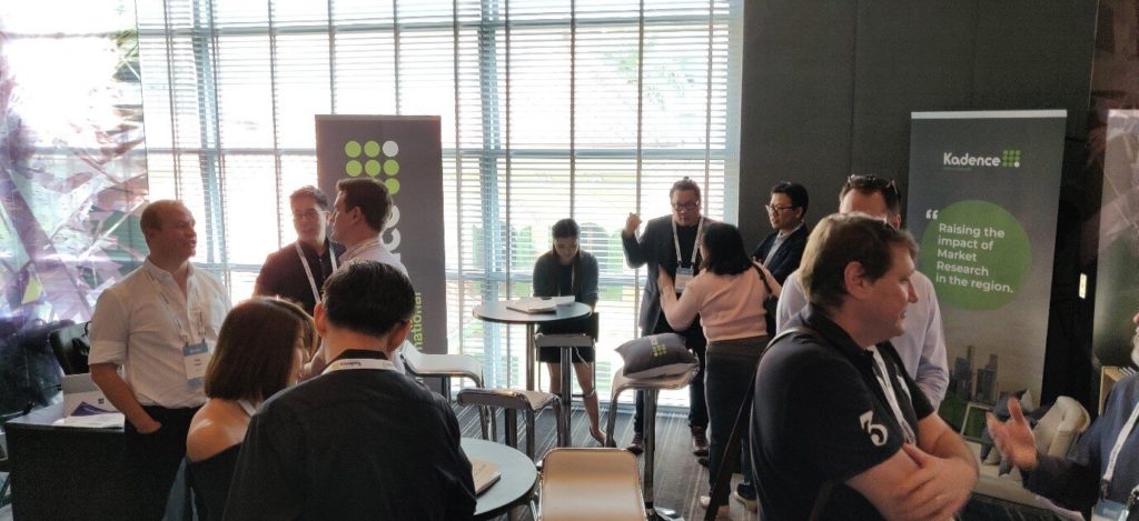 IIeX Bangkok 2019 - venue with groups of people