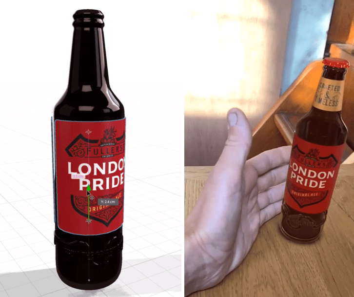 London Pride AR bottle